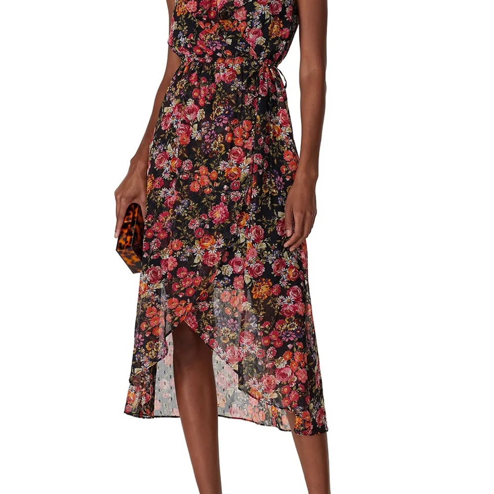 RACHEL Rachel Roy Floral Black Dress